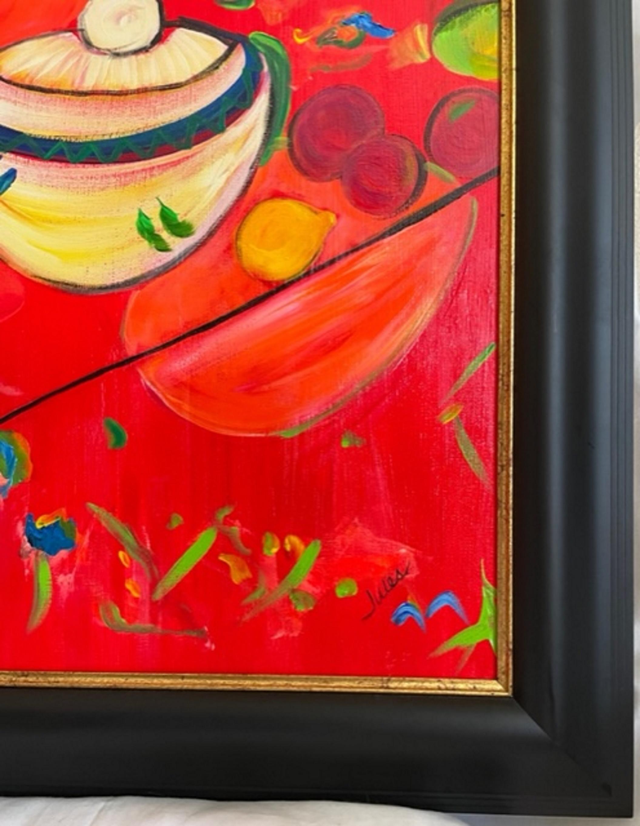 20th Century French Fauvist Large Scale Still Life Painting In Good Condition In Vero Beach, FL