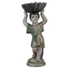 20th Century French Figurative Sculpture in Grey Concrete