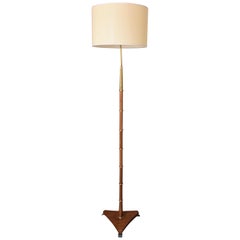20th Century French Floor Lamp by Maison Lunel, 1950s