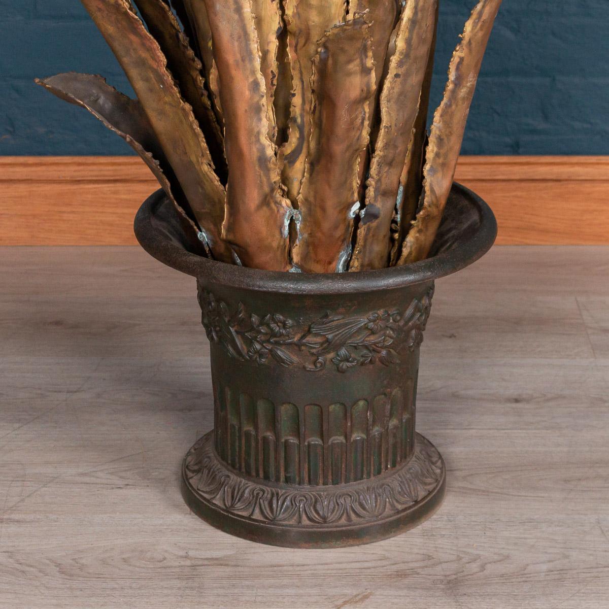 20th Century French Floor Lamp in the Shape of a Sansevieria 7