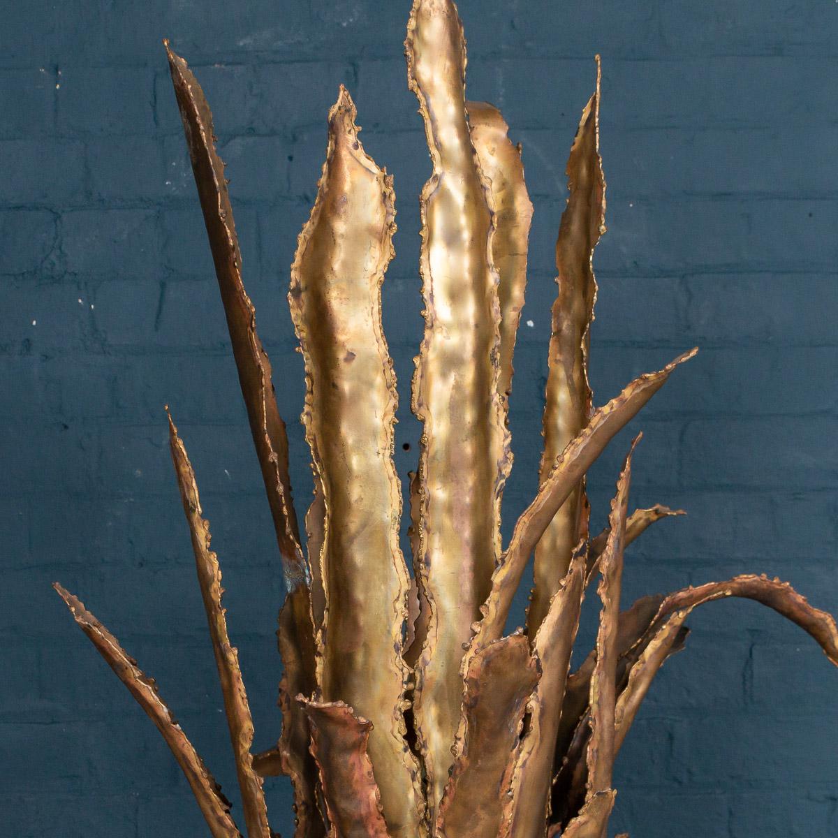 20th Century French Floor Lamp in the Shape of a Sansevieria 1