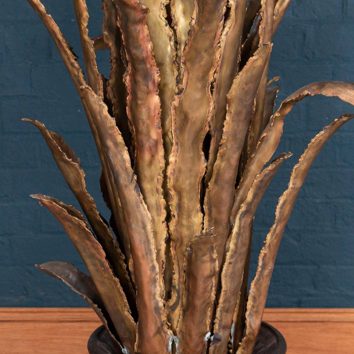 20th Century French Floor Lamp in the Shape of a Sansevieria 4