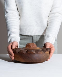 Unique Hand-Carved French Folk Art Object, Solid Wood, 20th Century