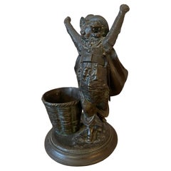 20th Century French Bronze Cat
