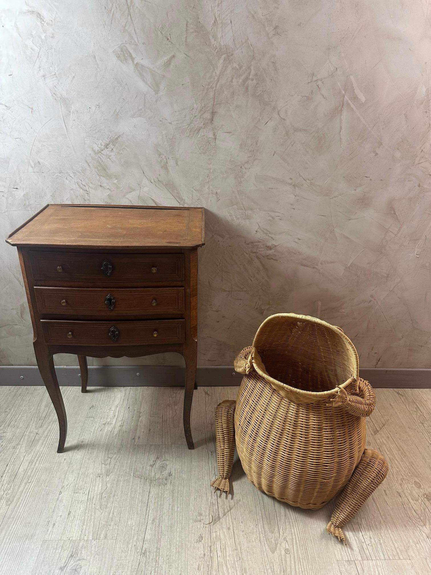 20th century French Frog Wicker Basket by Olivier Cajan, 1970s 7