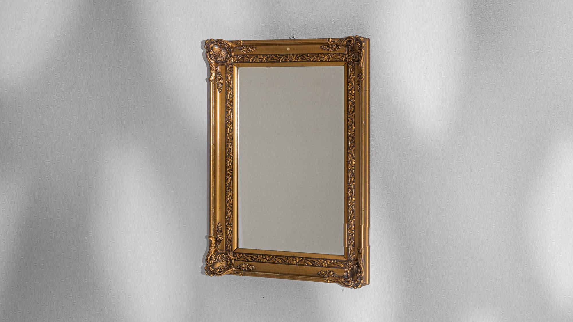 20th Century French Gilded Wood Mirror For Sale 4