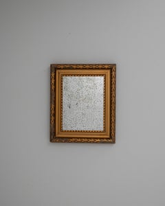 20th Century French Gilded Wooden Mirror