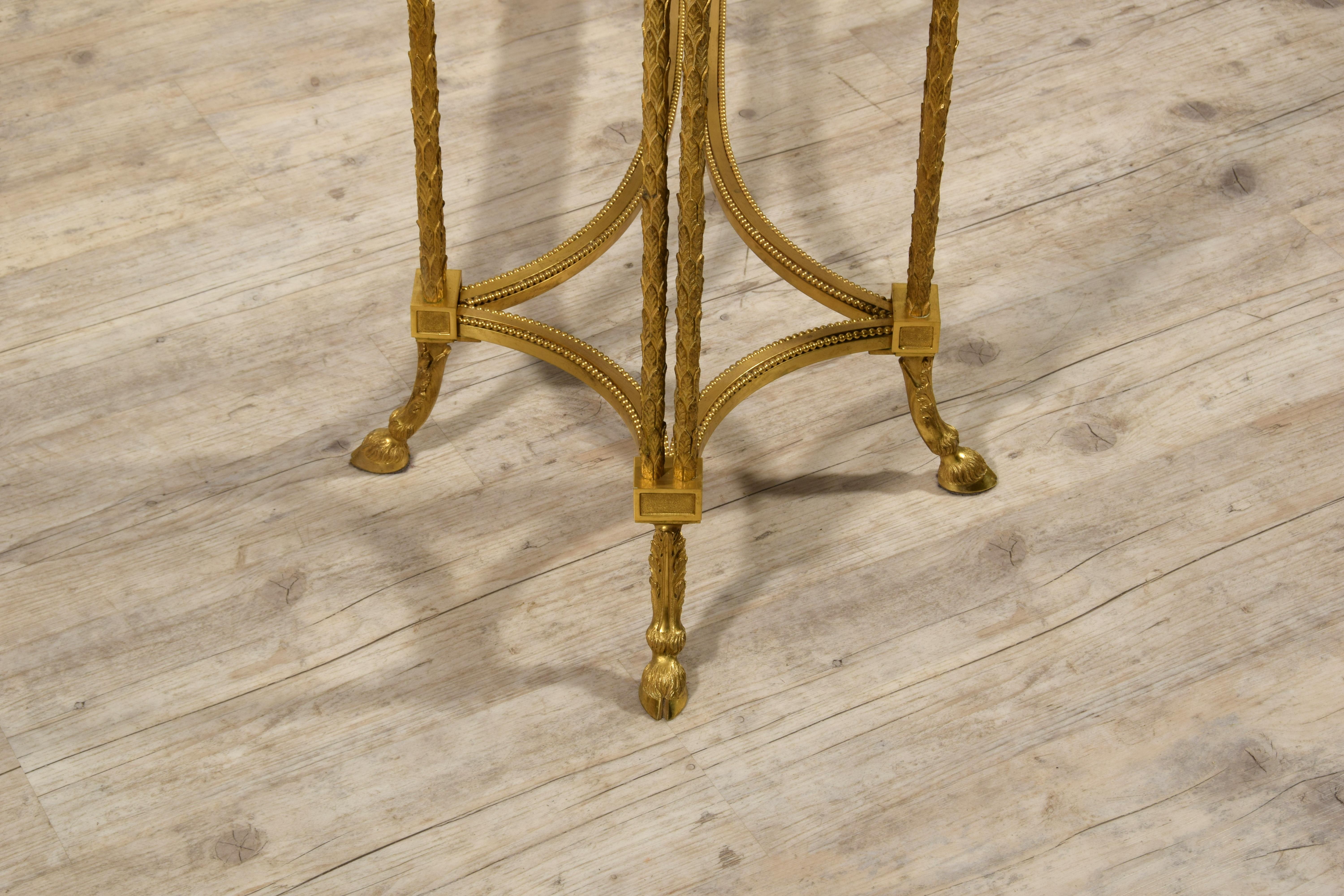 20th century, French Gilt Bronze Console Table by Maison Baguès  For Sale 8