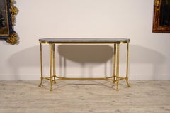 20th century, French Gilt Bronze Console Table by Maison Baguès