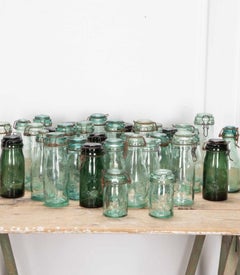 20th Century French Glass Preserve Jars