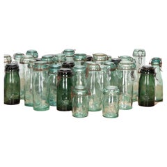 20th Century French Glass Preserve Jars