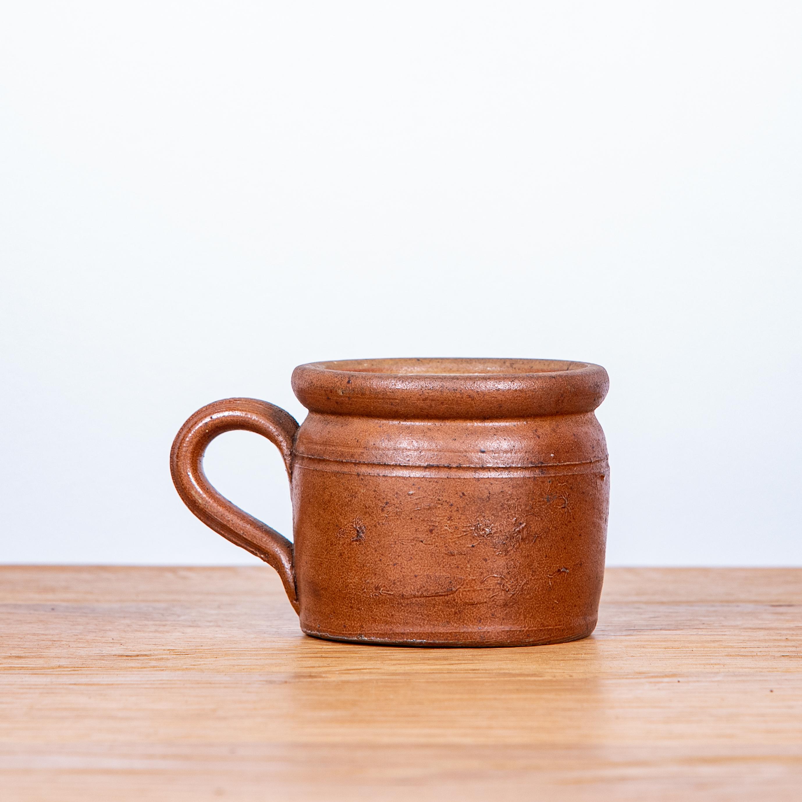20th Century French Glazed Ceramic Pot In Good Condition For Sale In Austin, TX