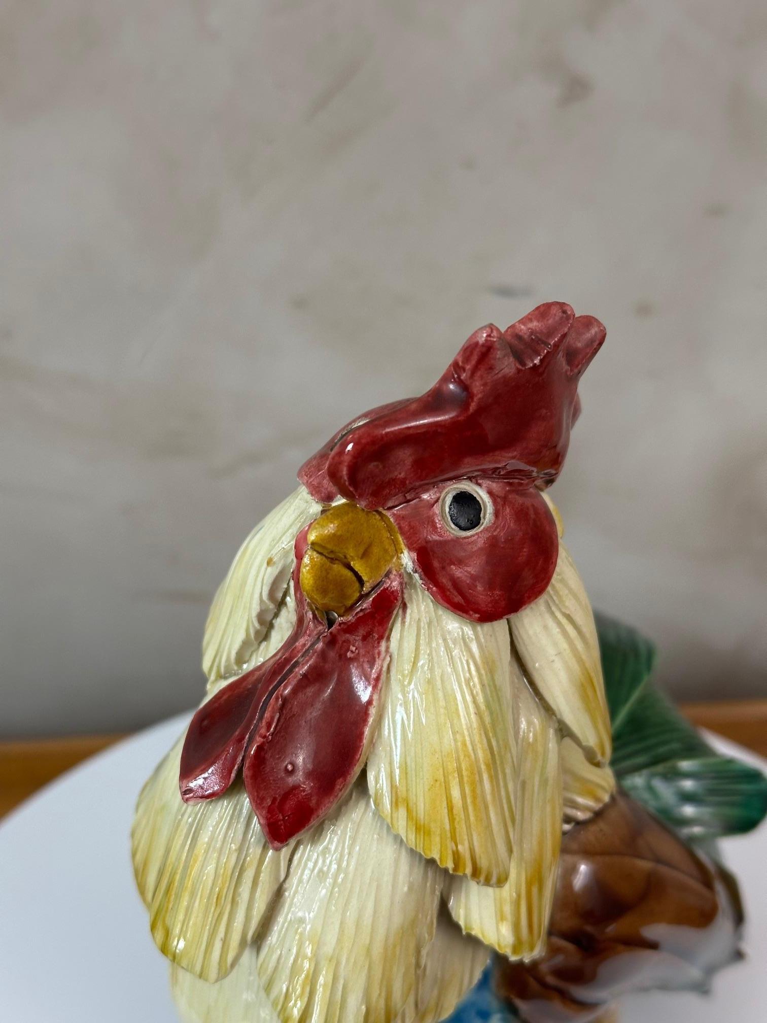 Coq français du 20e siècle en céramique émaillée en vente 3