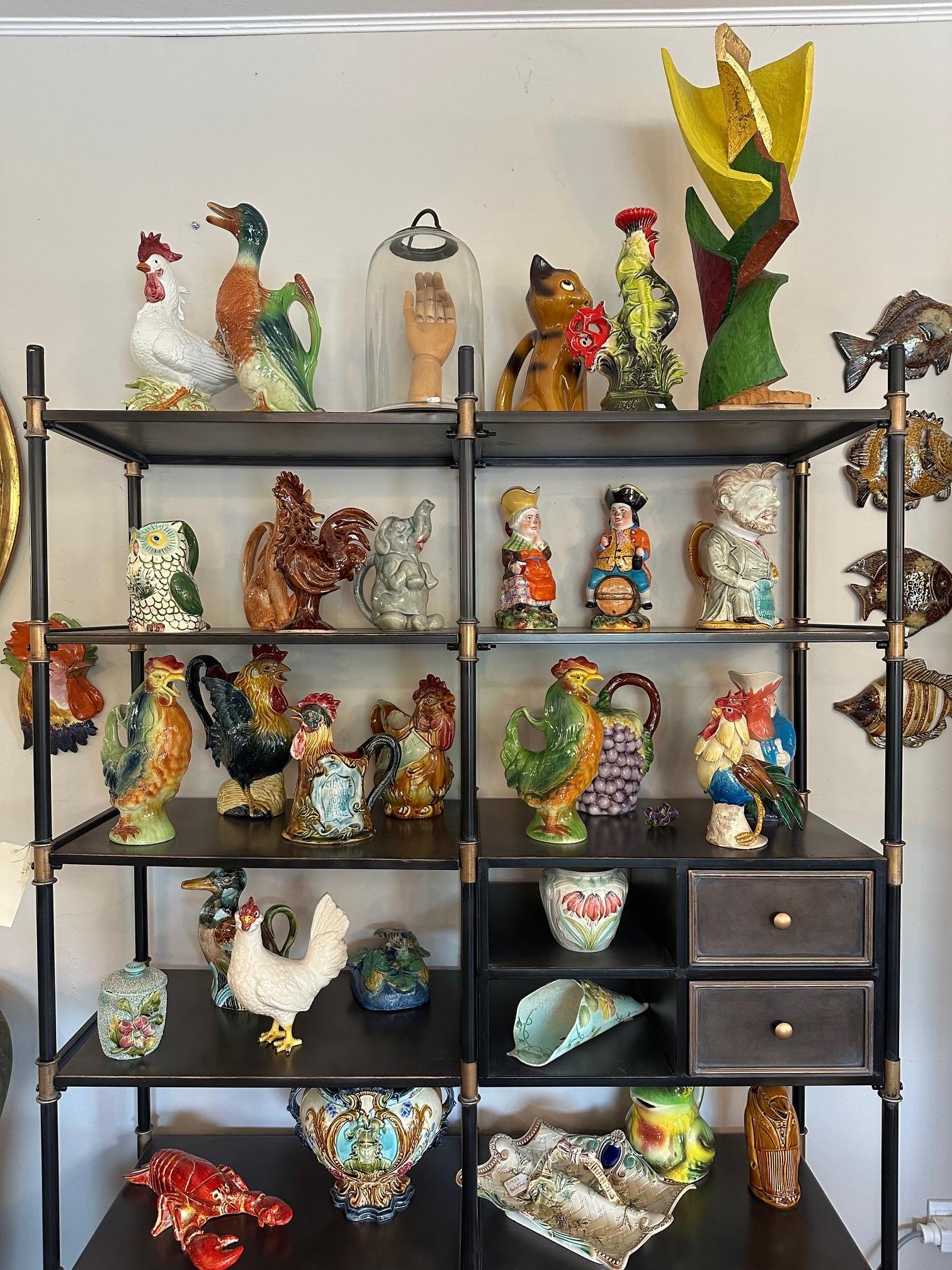 Coq français du 20e siècle en céramique émaillée en vente 5