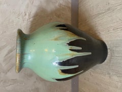 20th Century French Glazed Terracotta Pot, 1950s