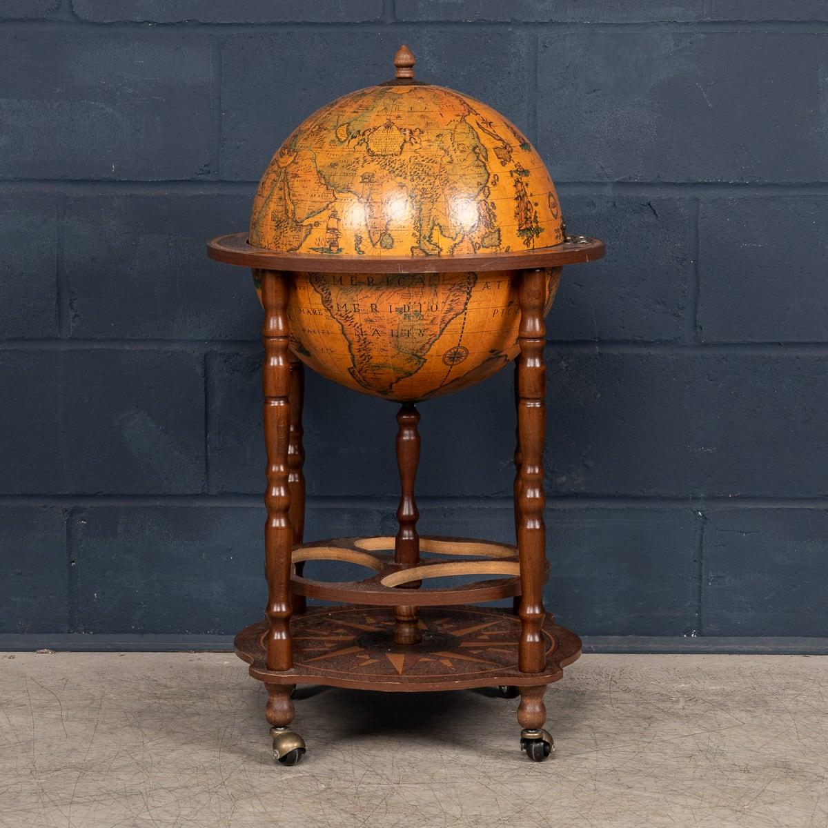 20th Century French Globe Drinks Trolley c.1970 1