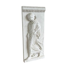 20th Century French Goddess of Greek Mythology Wall Plaster Relief