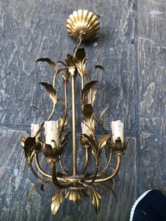 20th Century French Gold Gilt Light
