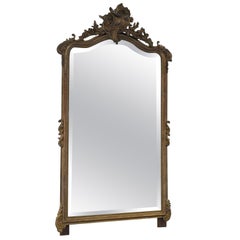 20th Century French Gold Painted Mirror