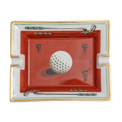 Cendrier de golf français du 20e siècle par Hermès
