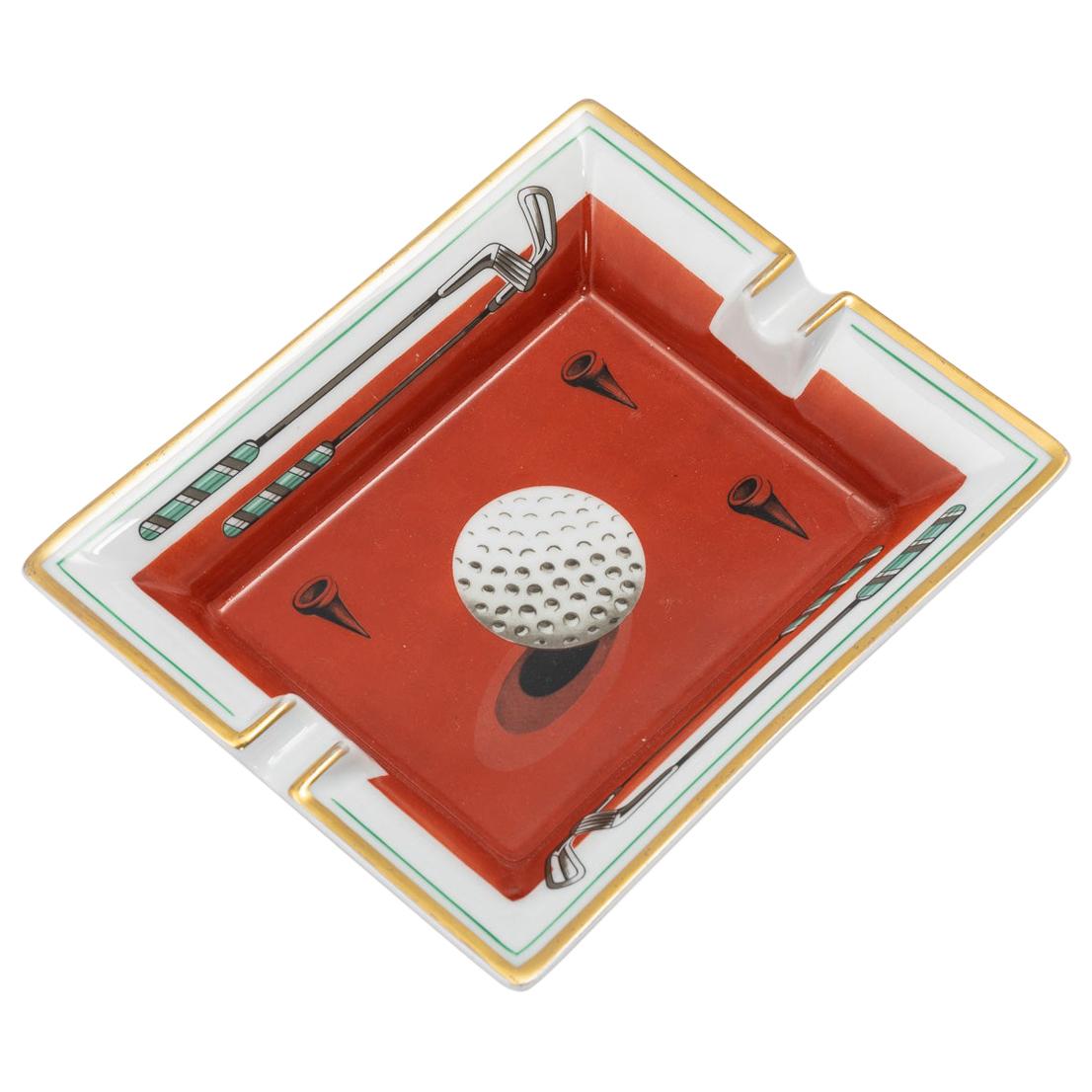 20th Century French Golfing Ash Tray by Hermès
