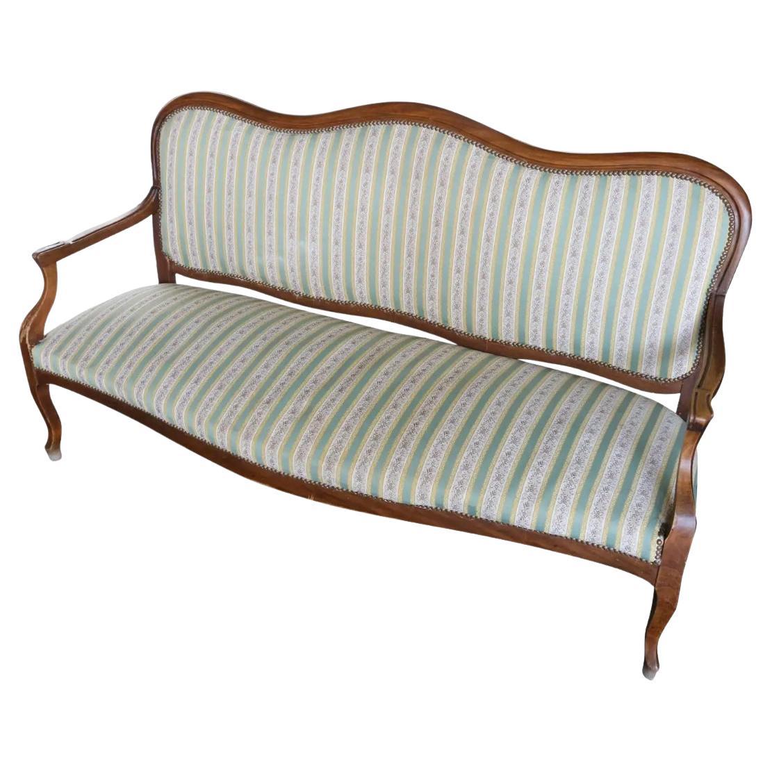20th Century French Hand Carved Canape in Louis XV Style
