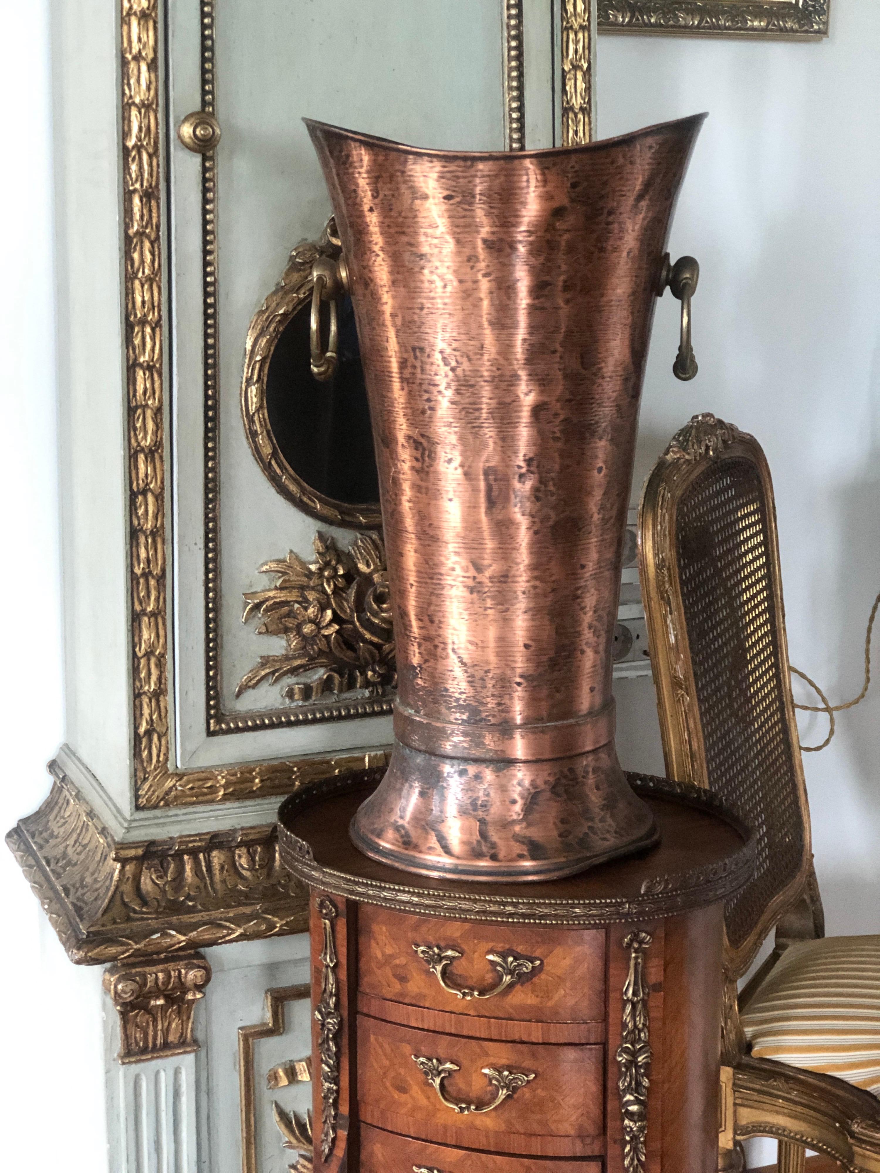 copper umbrella stand