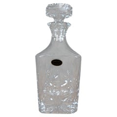 Caraffa per whisky in cristallo Hand Made francese del XX secolo, anni '50