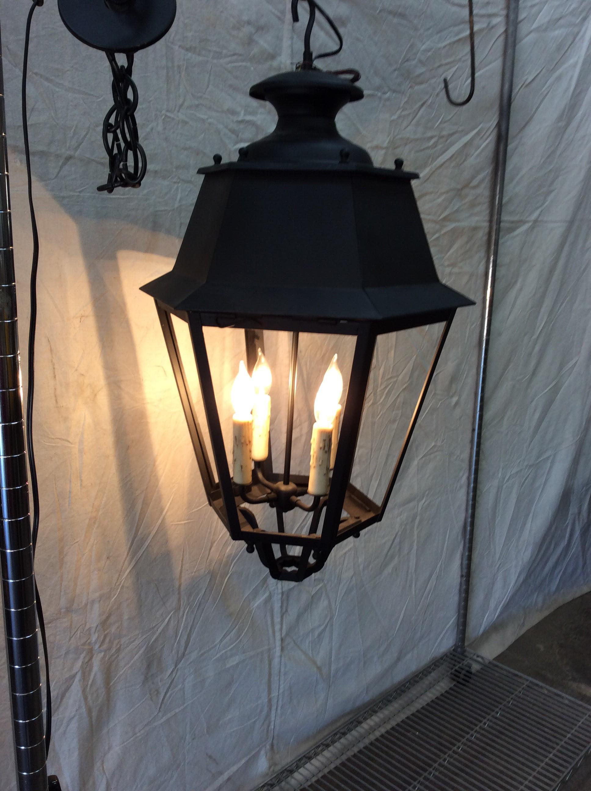 20th Century French Hanging Lantern For Sale 6