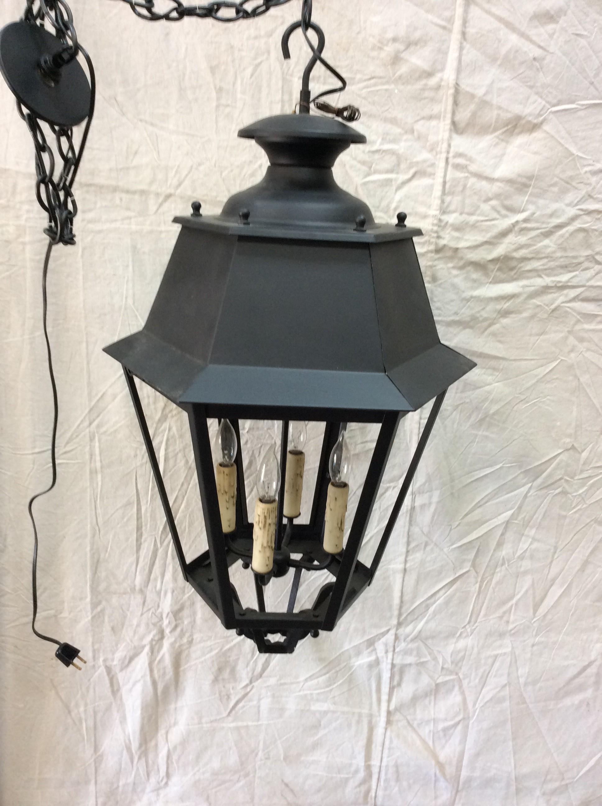 20th Century French Hanging Lantern For Sale 4