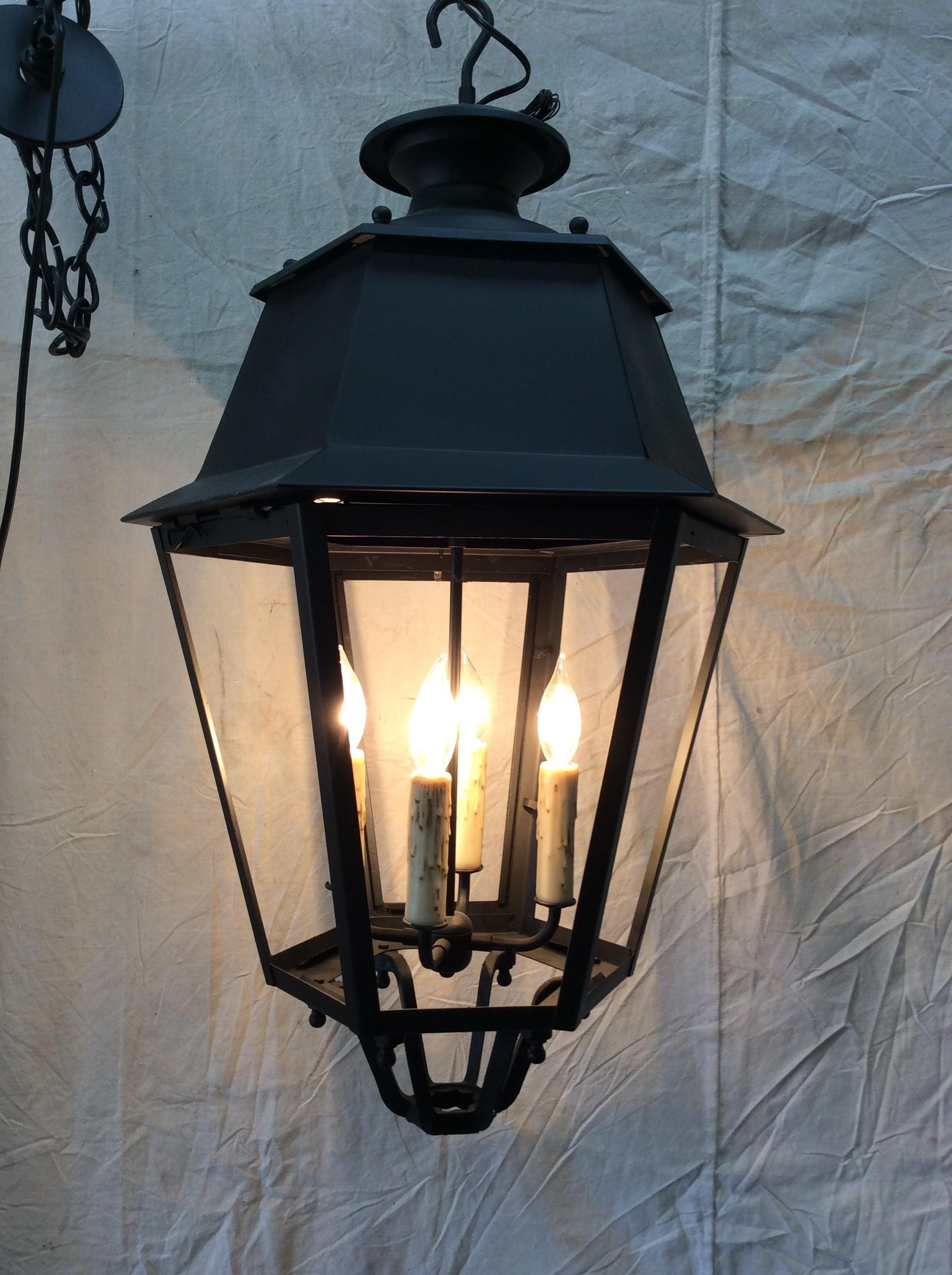 20th Century French Hanging Lantern For Sale 5