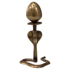 20th Century French Incense Holder Brass Snake Stick Burner 20th Century French Incense Holder Brass Snake Stick Burner