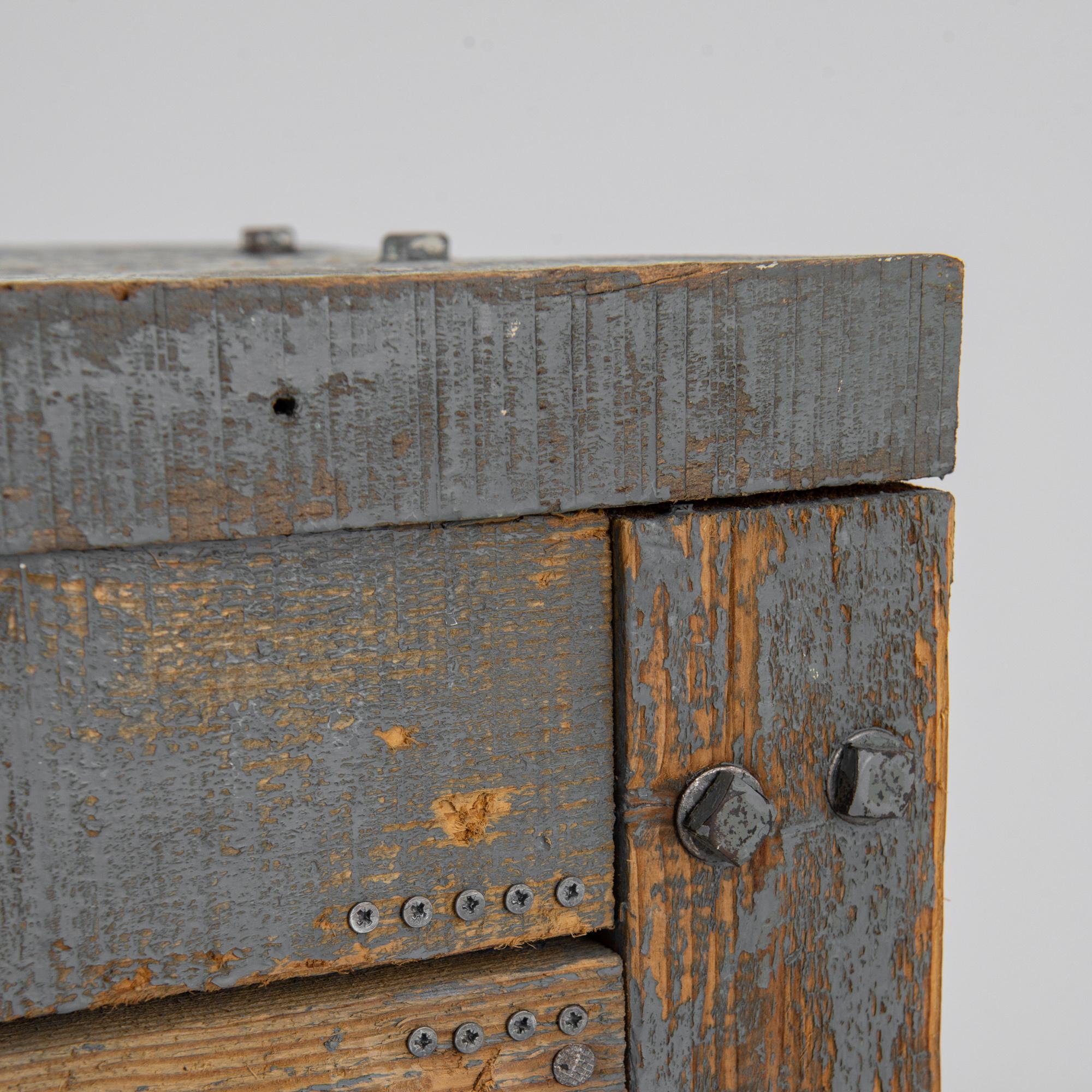 20th Century, French Industrial Drawer Bank For Sale 4