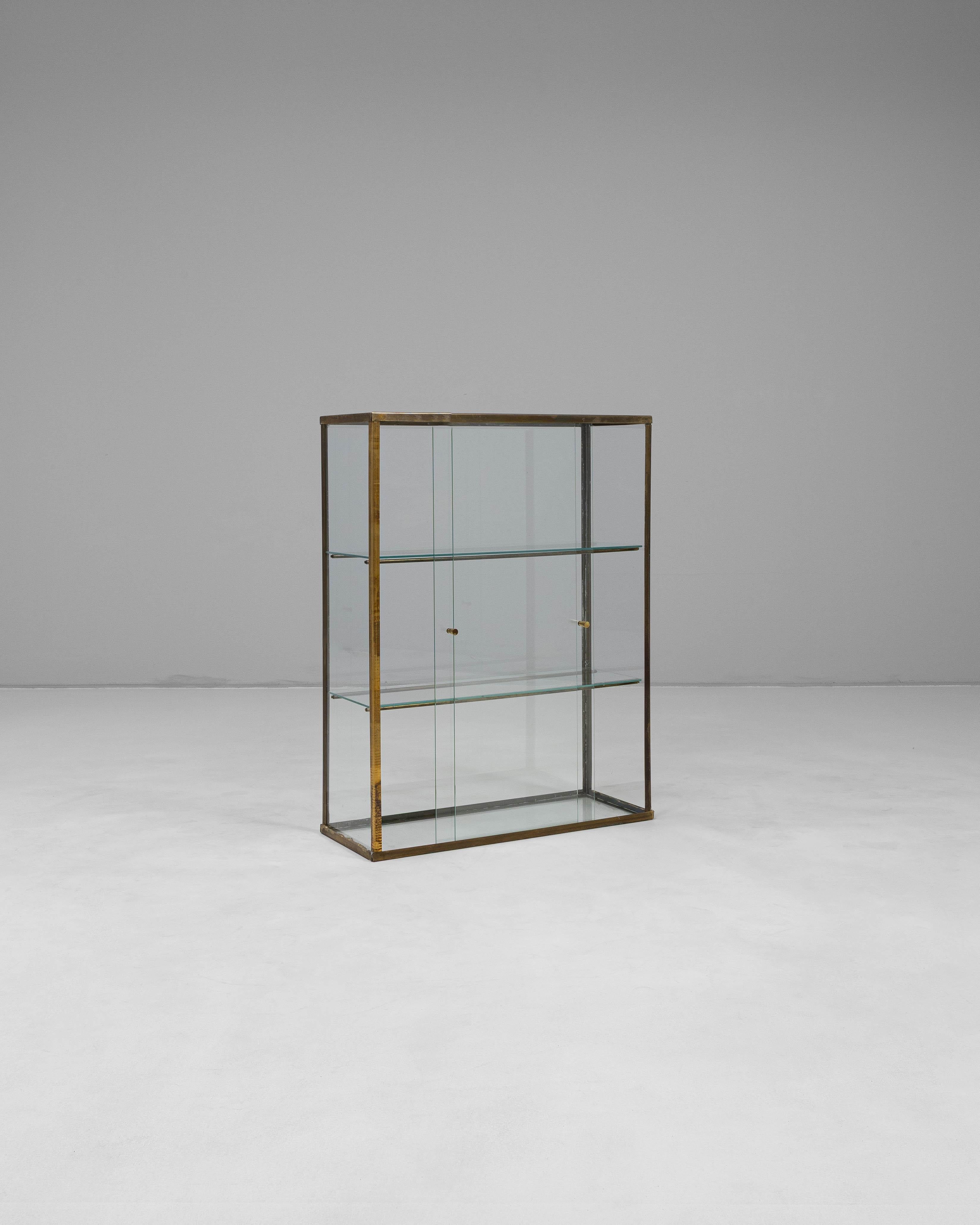 Metallo Vetrina industriale francese in metallo del XX secolo in vendita