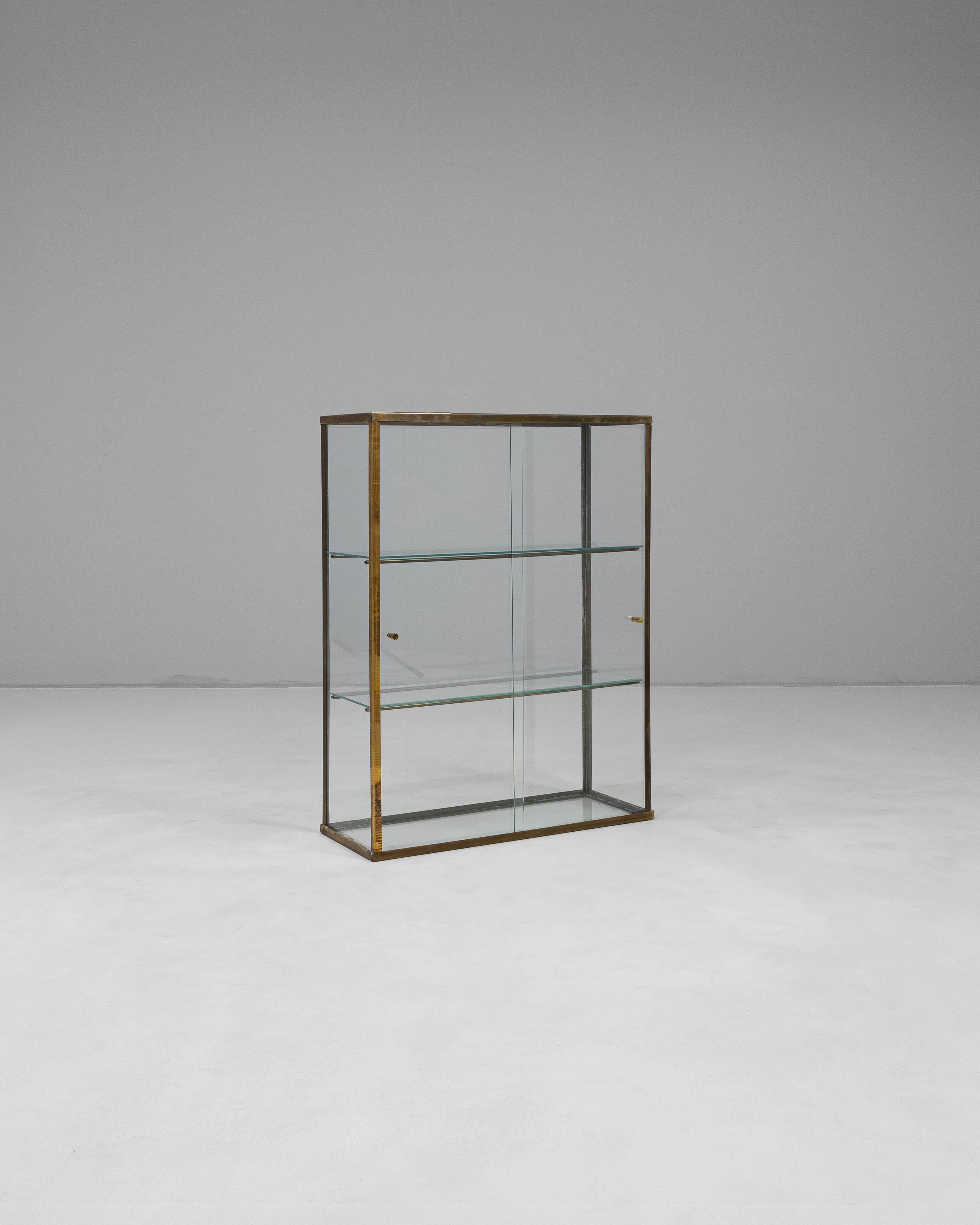 Vetrina industriale francese in metallo del XX secolo in vendita 1