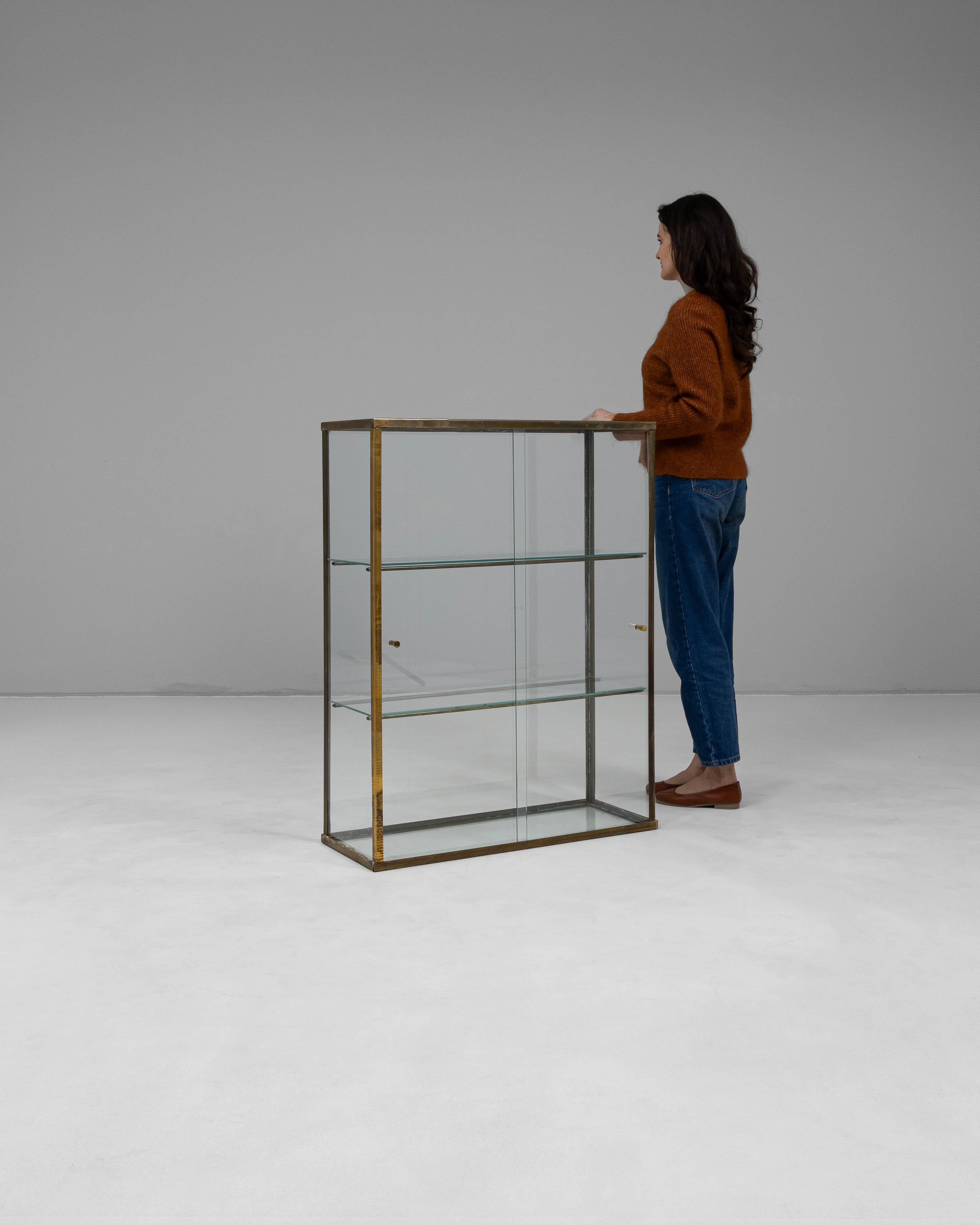 Vetrina industriale francese in metallo del XX secolo in vendita 2