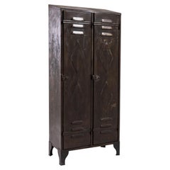 Used 20th Century French Industrial Metal Locker