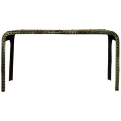 Antique 20th Century French Industrial Table Console