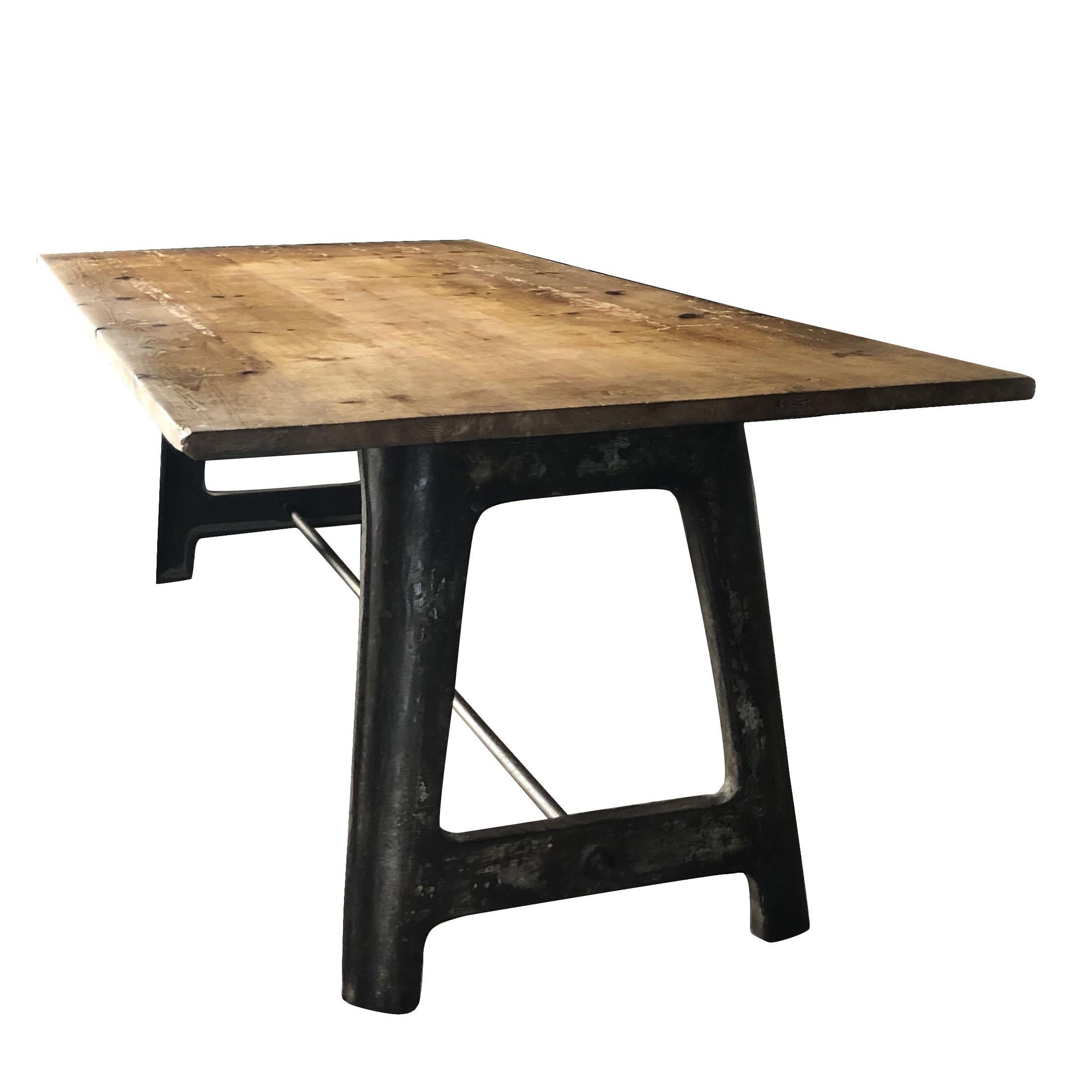 20th Century French Industrial Table 1