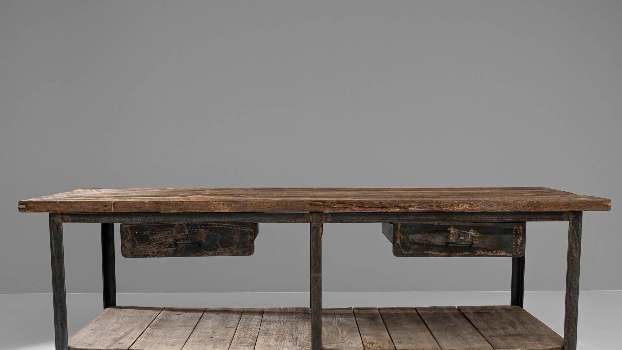 20th Century French Industrial Table For Sale 3