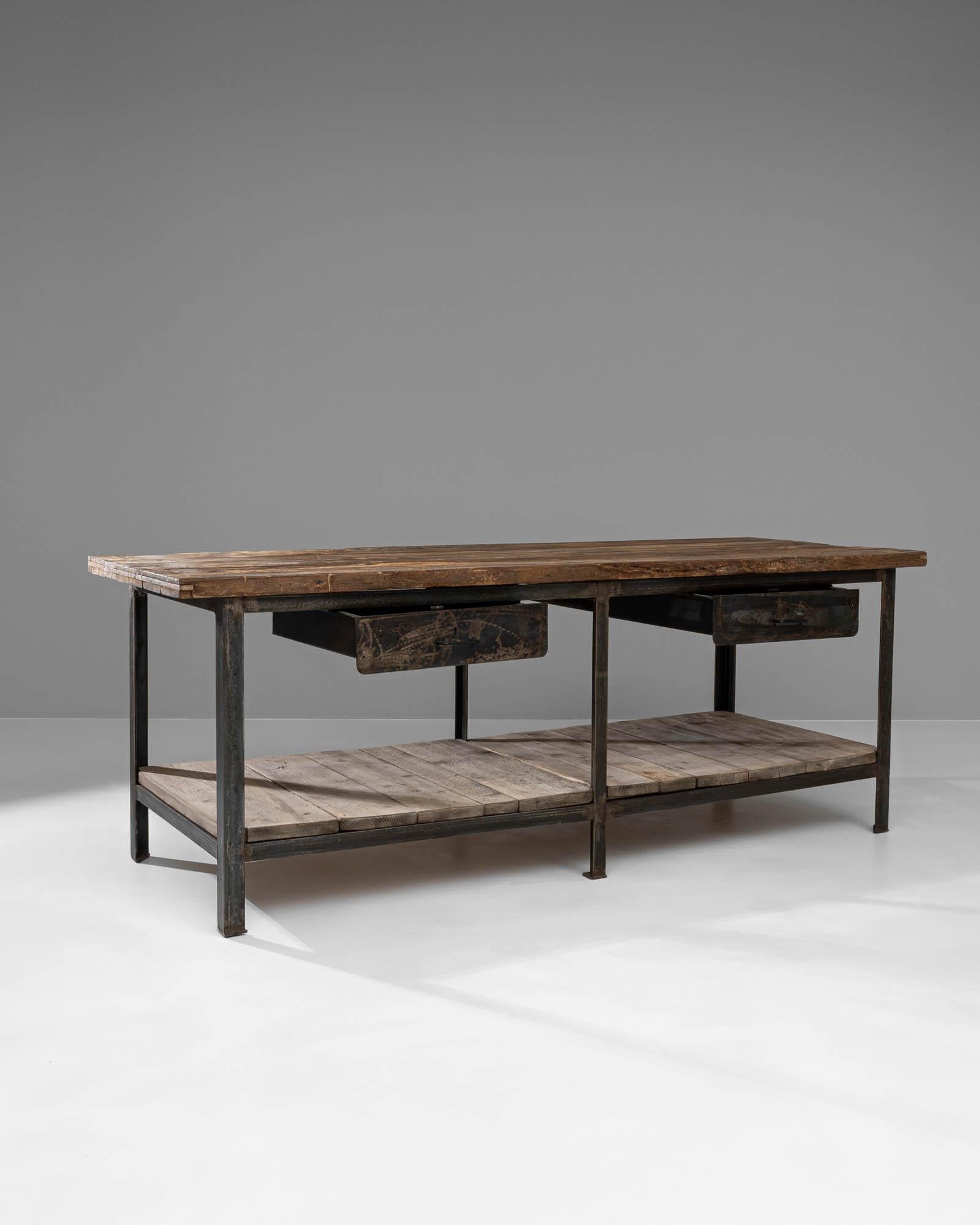 20th Century French Industrial Table For Sale 5