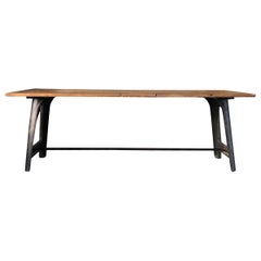 20th Century French Industrial Table