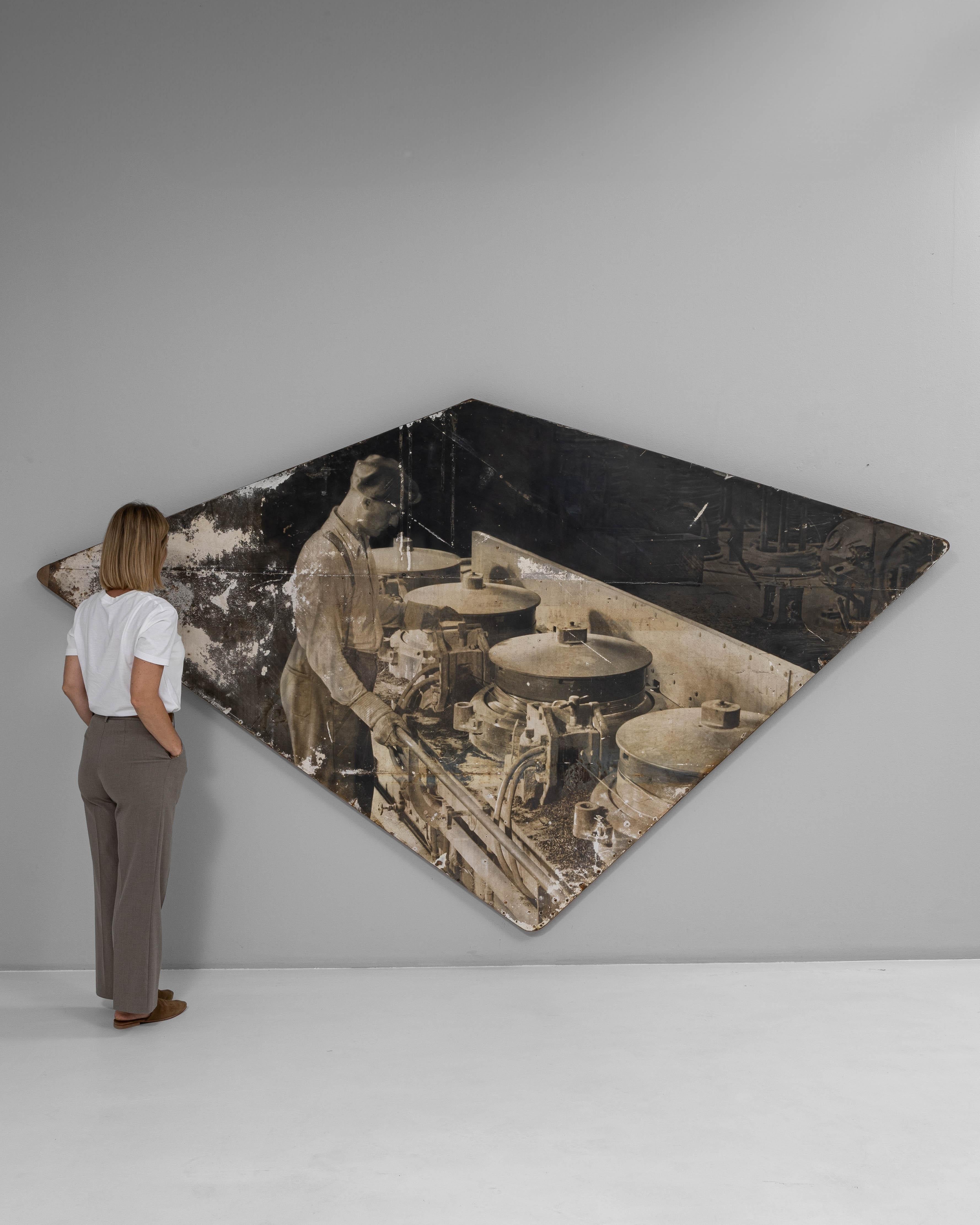 Französisches Wandkunstwerk aus dem 20. (Industriell) im Angebot