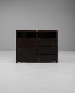 French Industrial Iron Chest of Drawers with Six Drawers, 20th Century