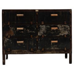 20th Century French Iron Chest Of Drawers