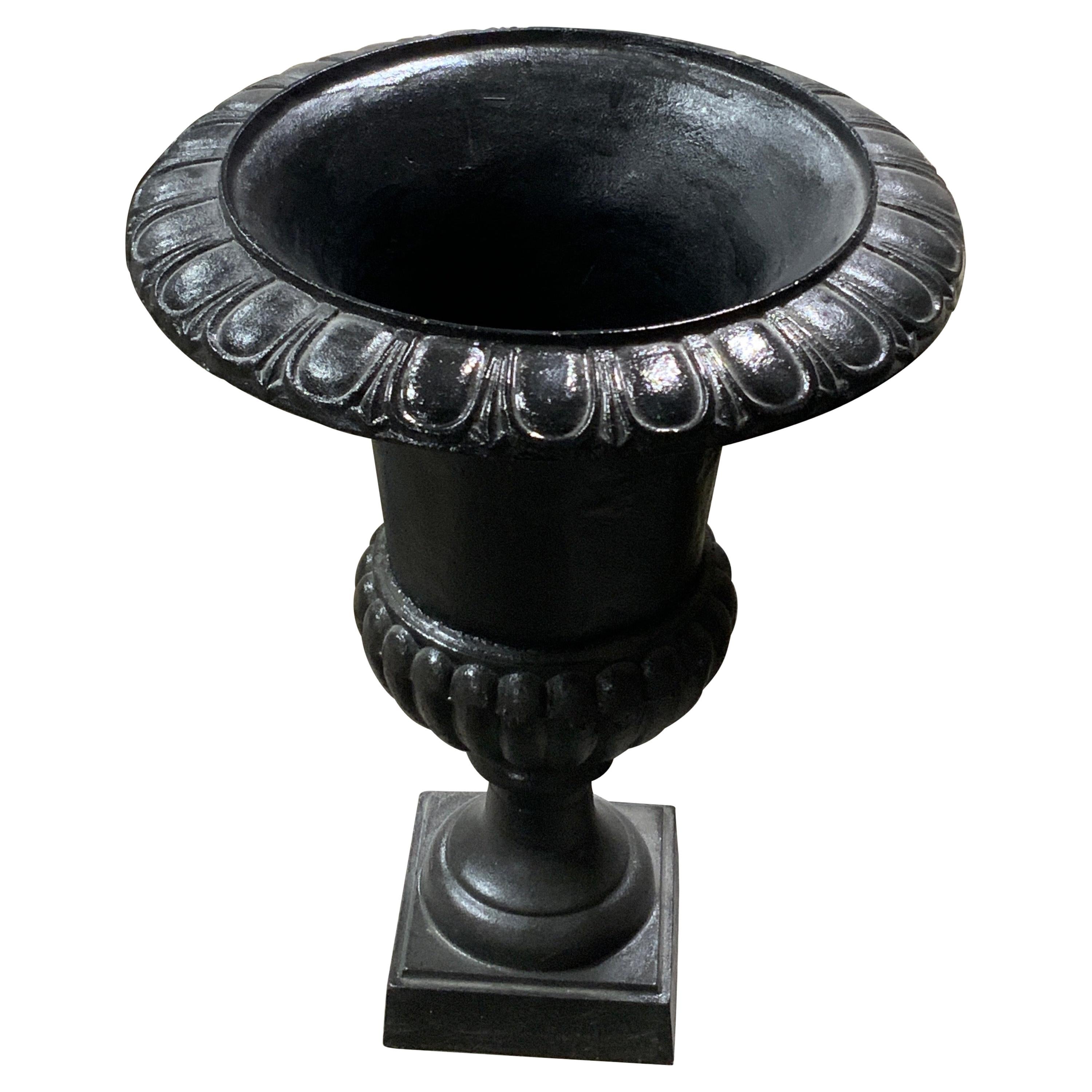 20th Century French Iron Urn For Sale