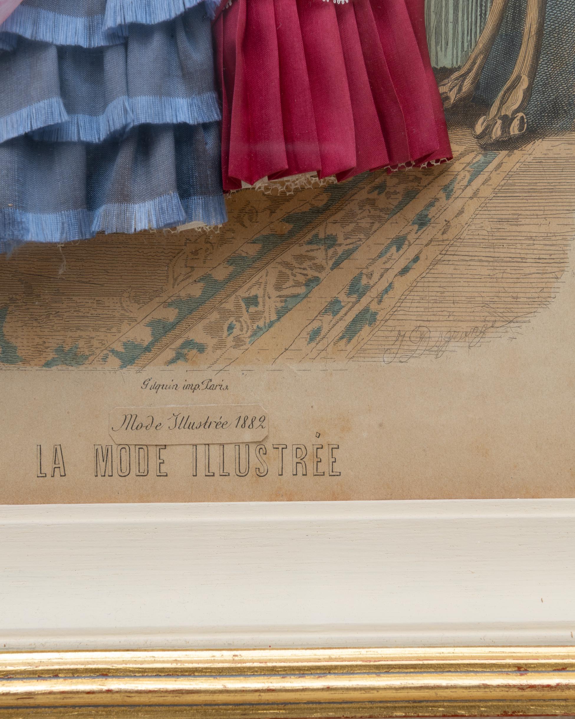 20. Jahrhundert Französisch La Mode Illustrée Kunstwerk im Angebot 5