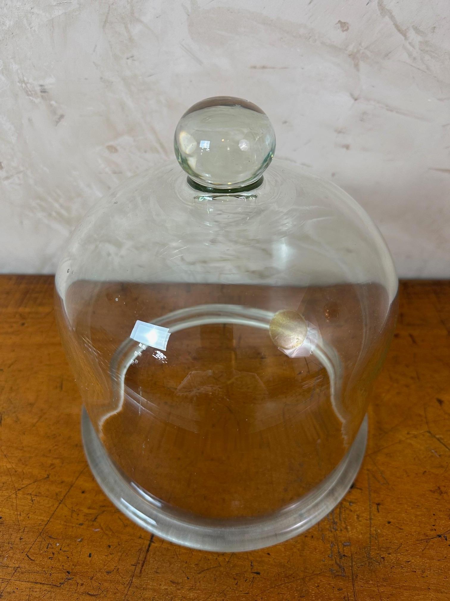 Bell française du 20e siècle en verre soufflé, années 1940 en vente 2