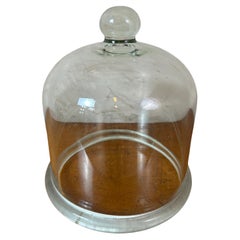 20th century French Laboratory Blown Glass Bell, 1940s