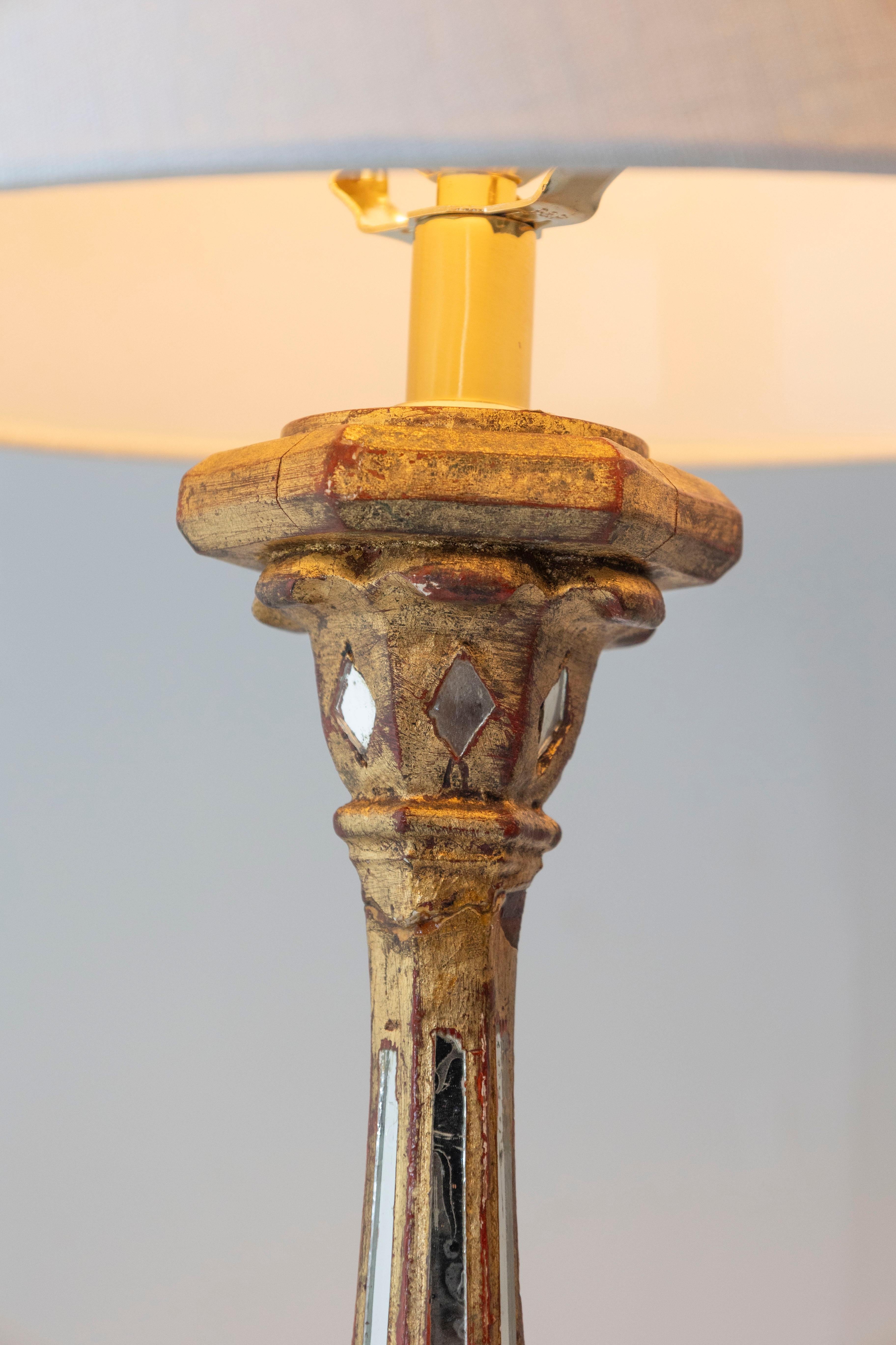 Gilt 20th Century French Lamp For Sale